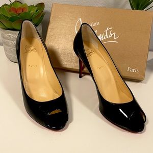 BRAND NEW CHRISTIAN LOUBOUTIN ROXANE 85MM PEEP TOE